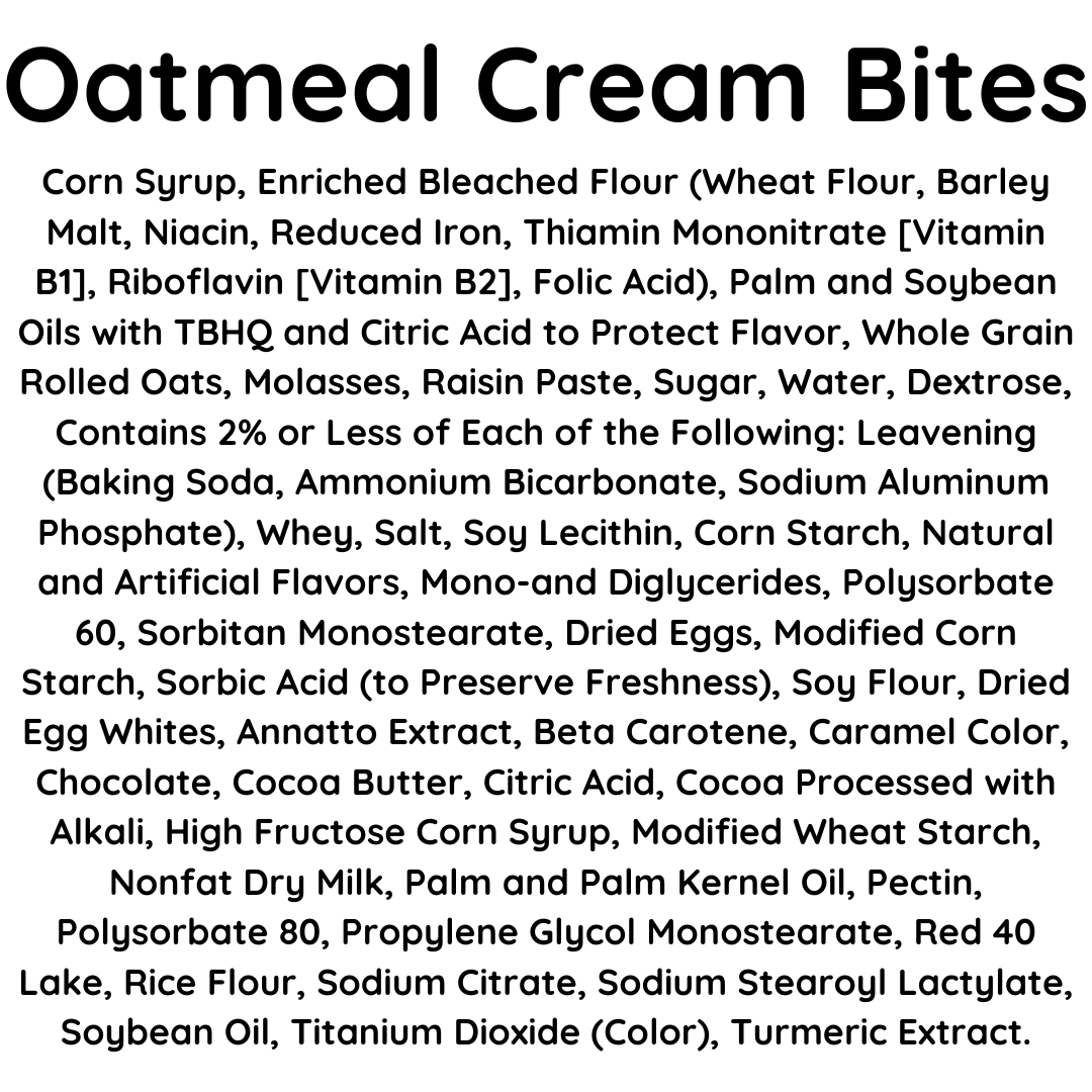 Oatmeal Cream Bites