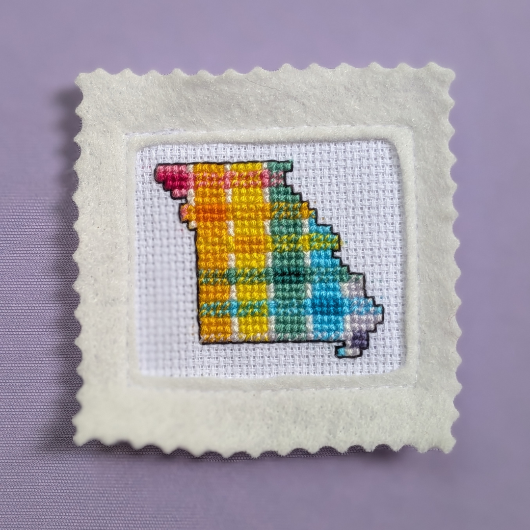 St. Louis Missouri Stamp Magnet