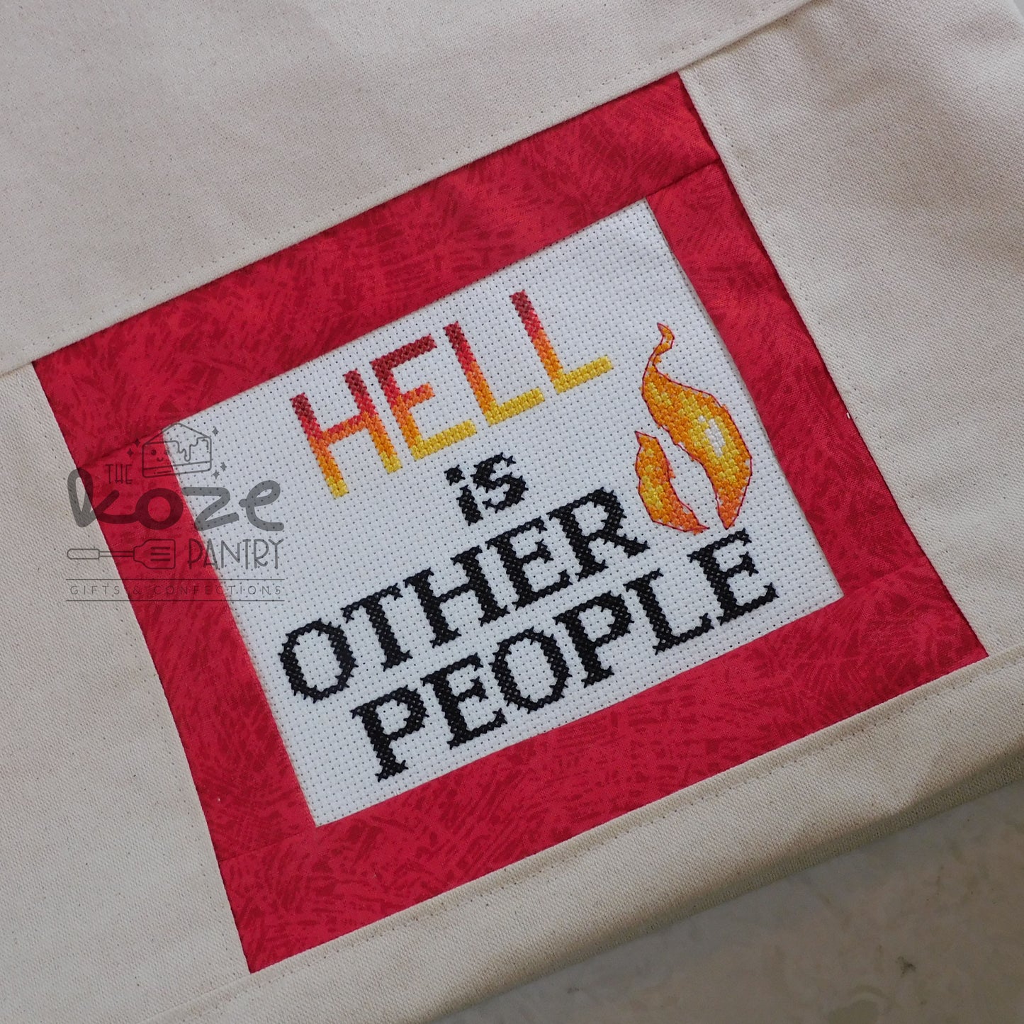 Cross Stitch Hell Tote