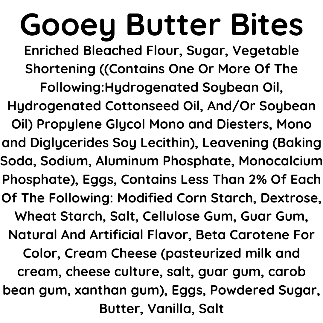 Gooey Butter Bites