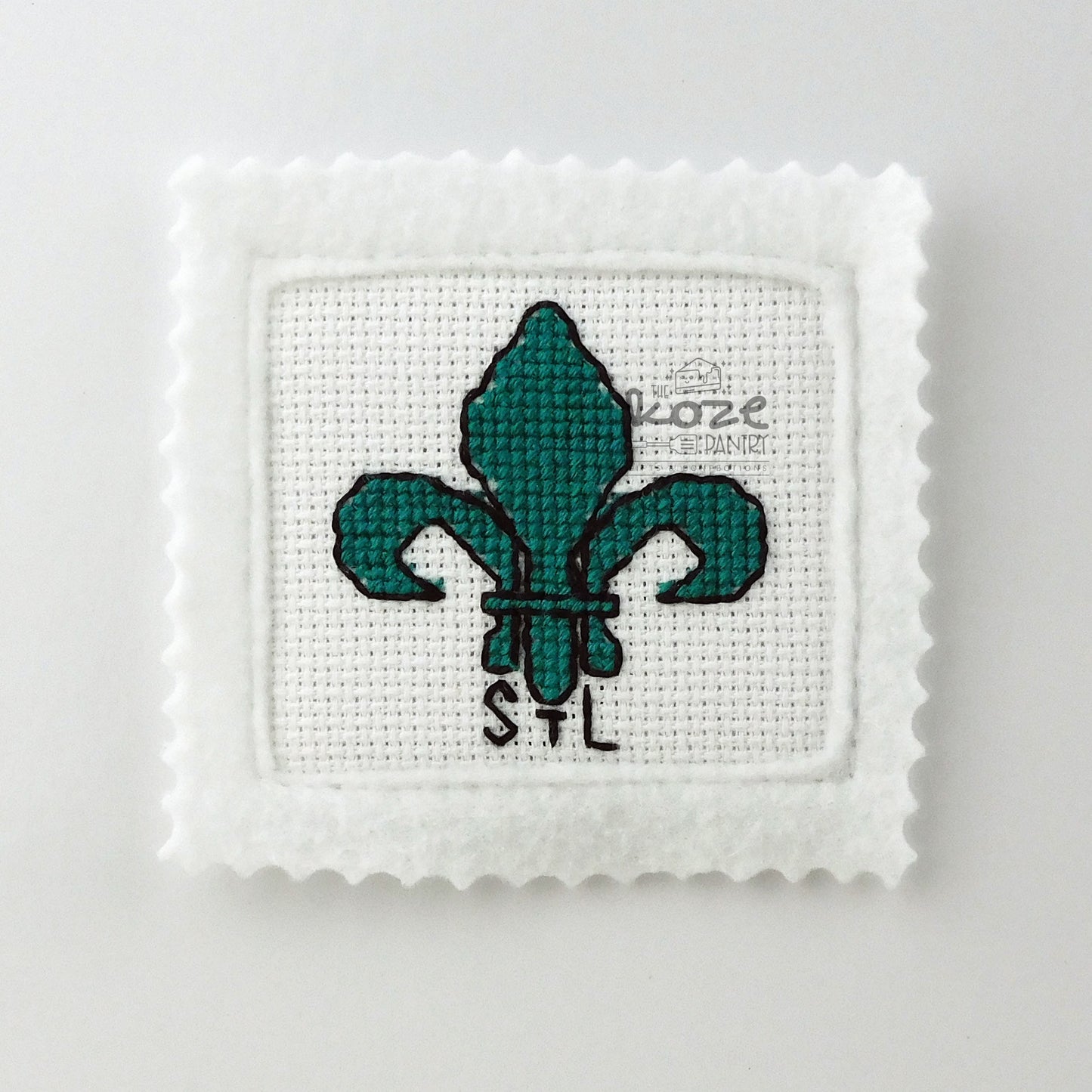 Fleur De Lis Stamp Magnet