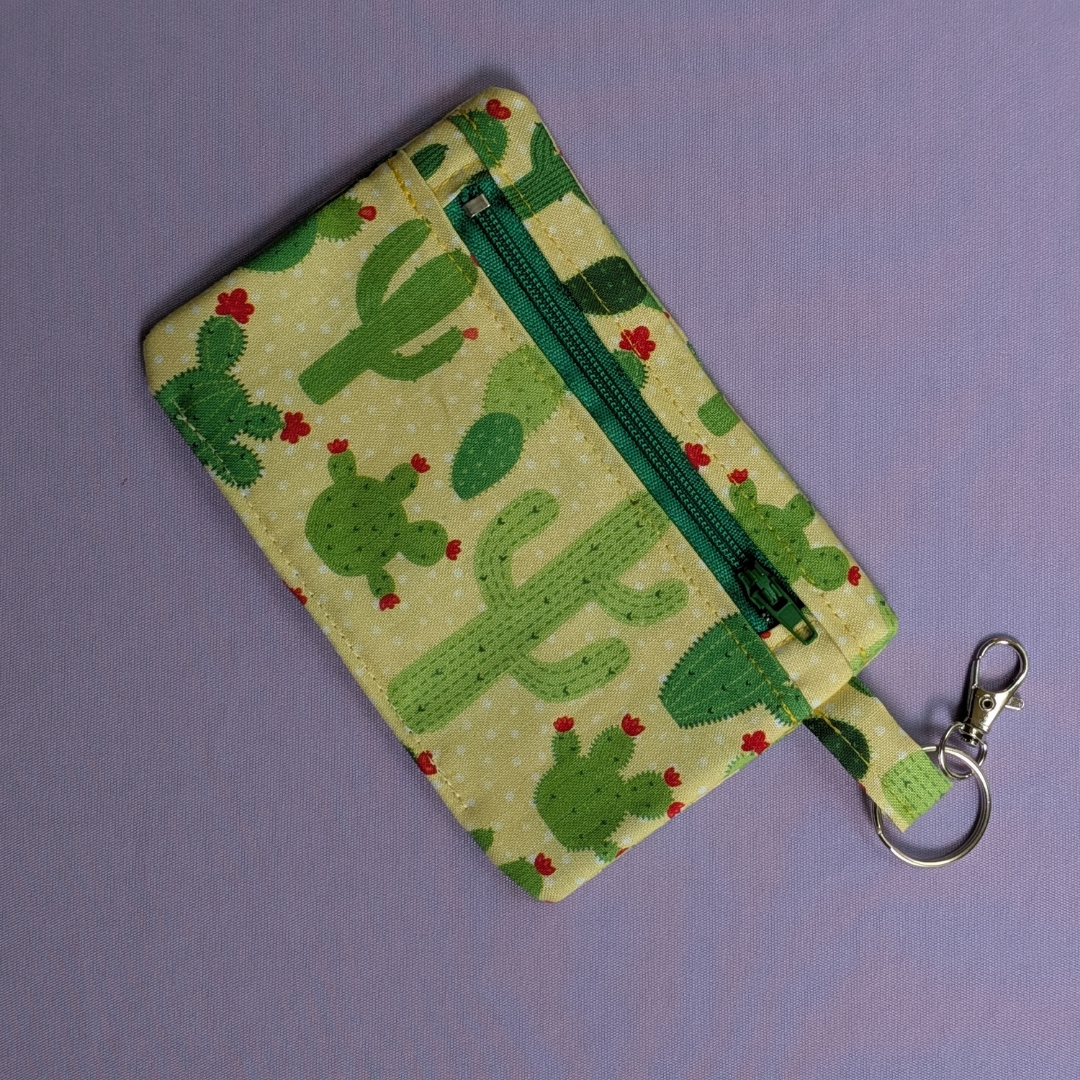 Floral Keychain Zipper Pouches