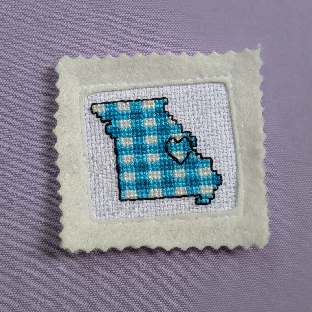 St. Louis Missouri Stamp Magnet