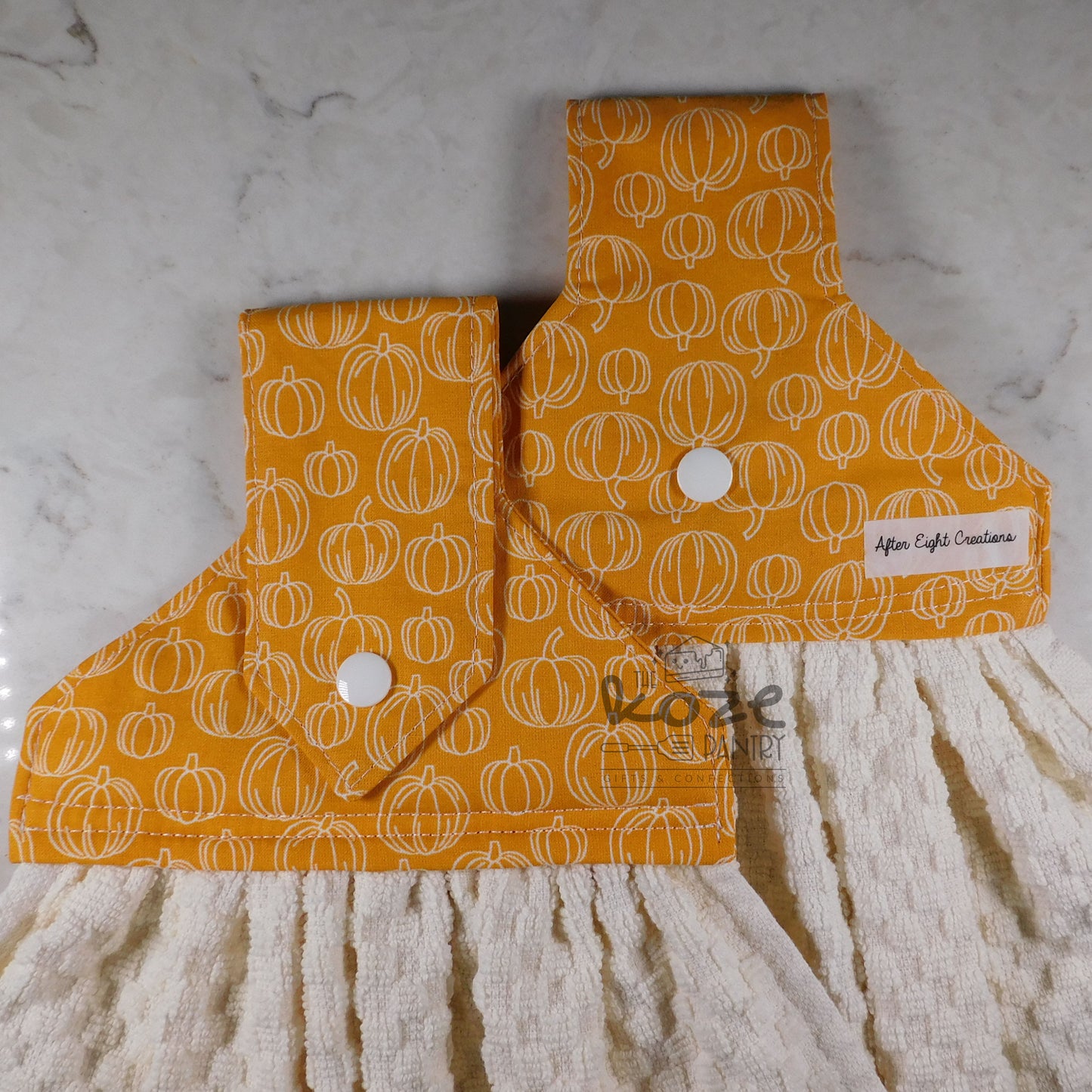 Pumpkin Hanging Snap Towels