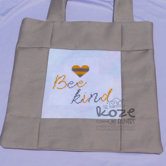Cross Stitch Bee Kind Tote