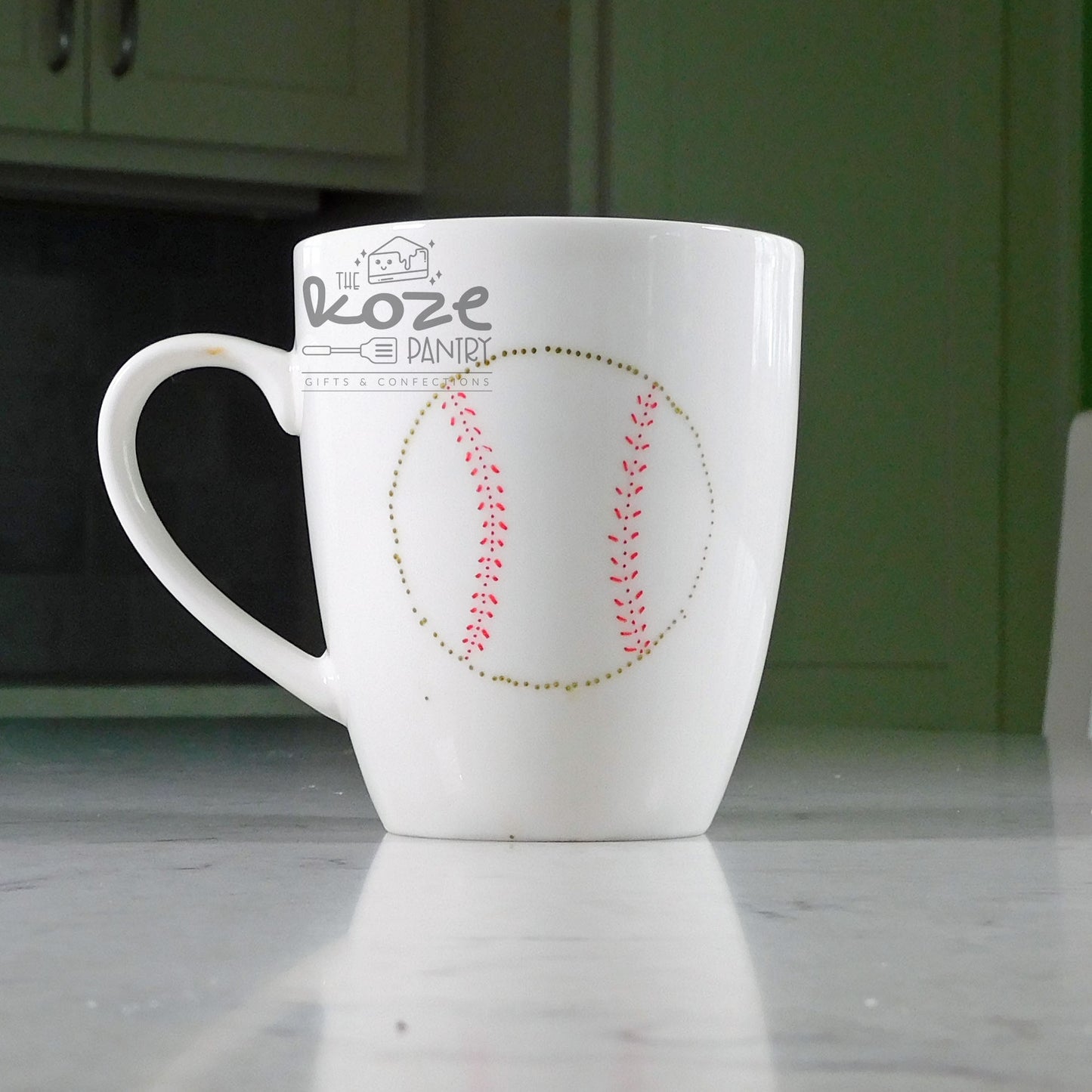 Cardinal & Baseball 12 oz Mug