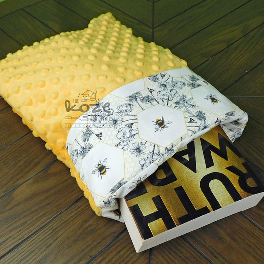 Golden Bee Book Pouch