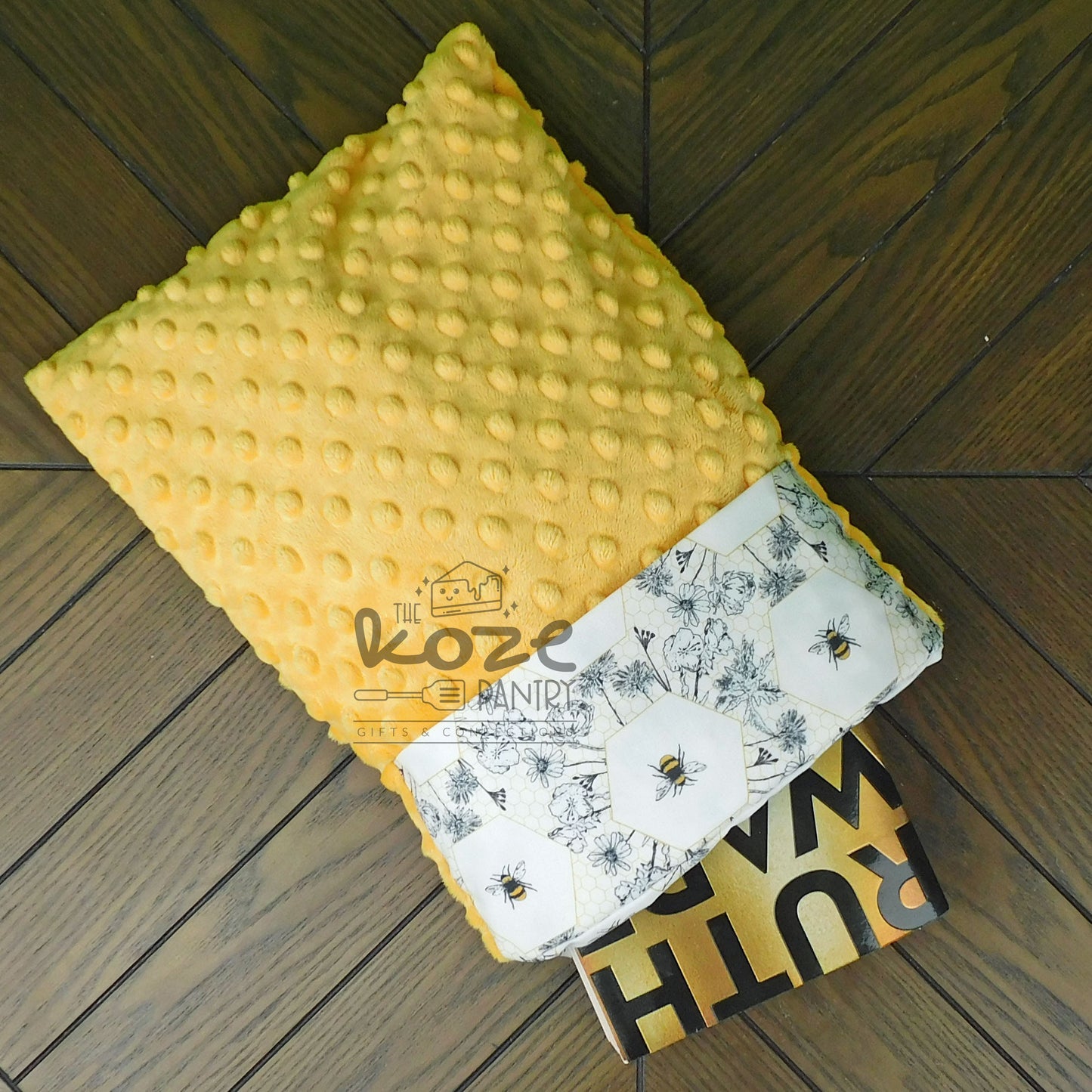 Golden Bee Book Pouch