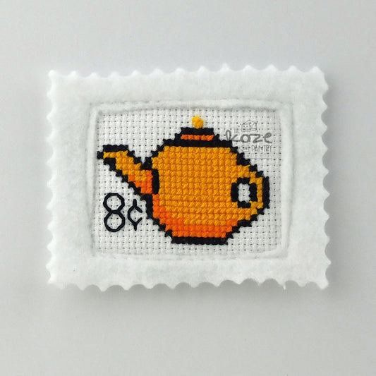 Teapot Stamp Magnet