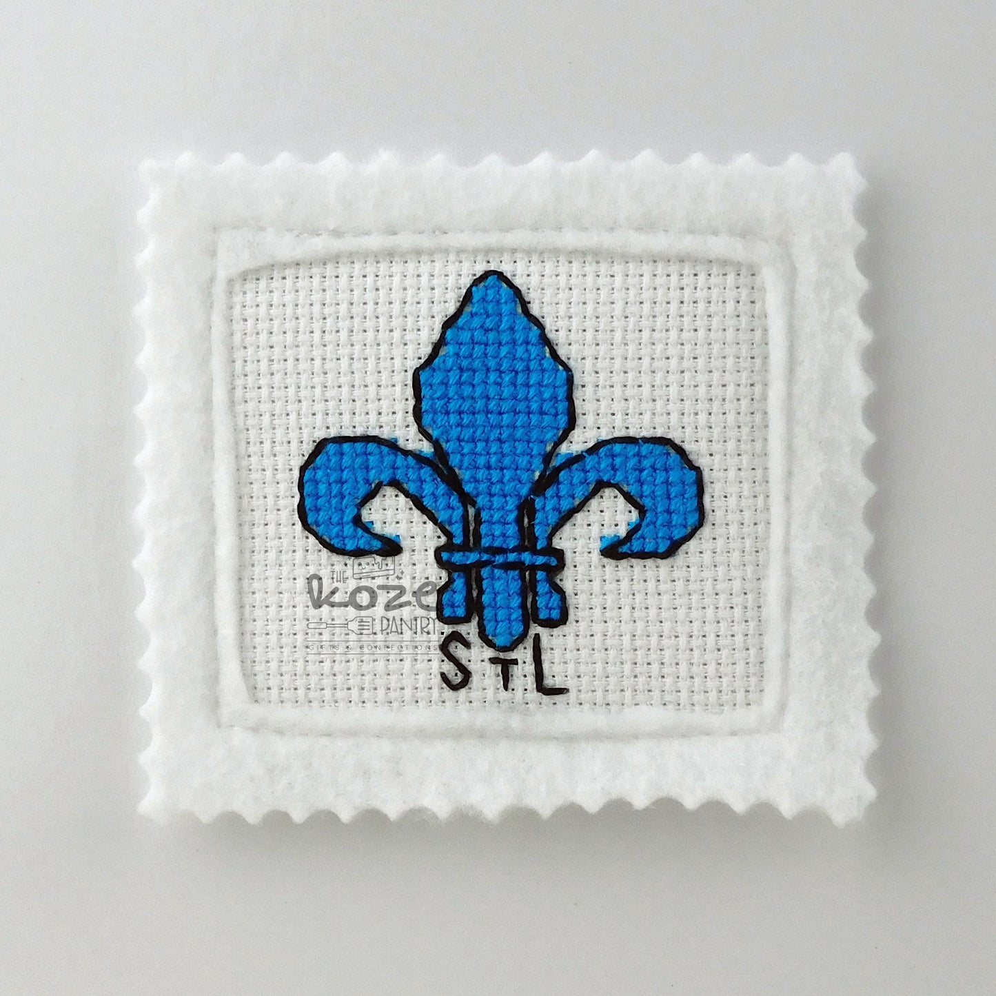 Fleur De Lis Stamp Magnet