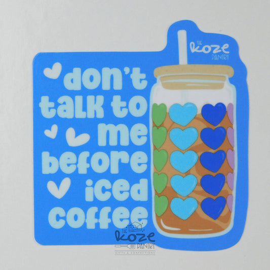 Iced Coffee Sticker
